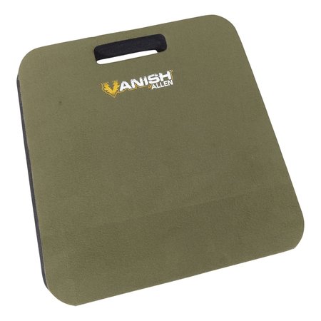 VANISH Foam Cushion, 14 in. L x 13 in. W x 2 in. Thick, Olive Green 5839